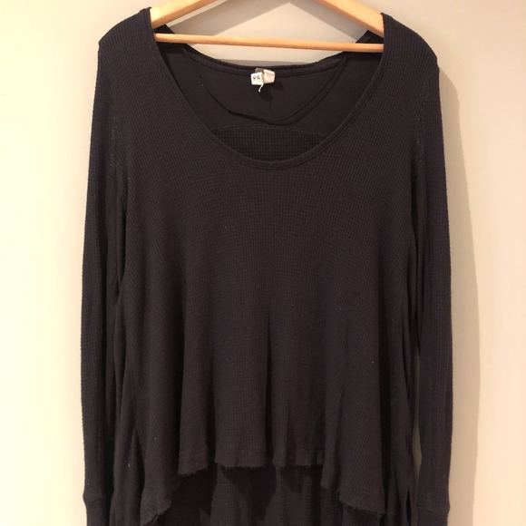 Free People Black Tunic sz XS - Picture 1 of 3
